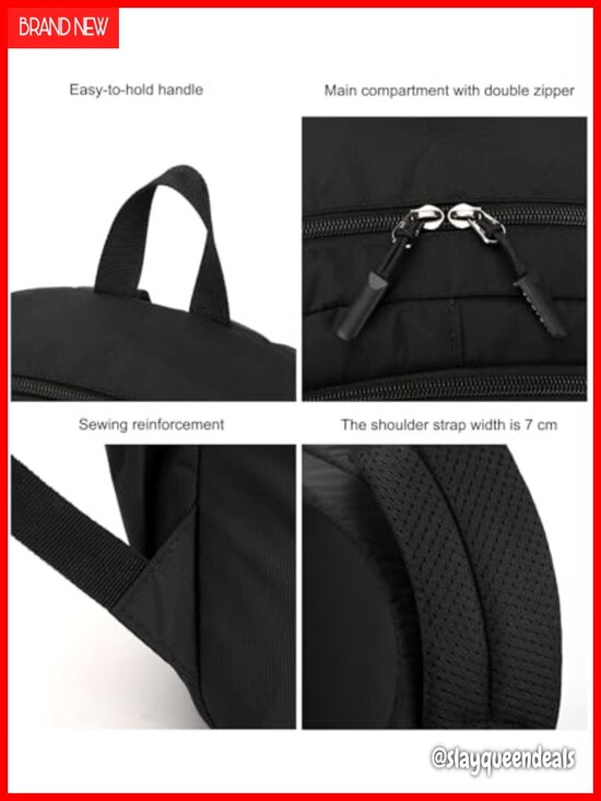 Waterproof Oxford Fabric Backpack Lightweight 7 Pockets A4 Capacity Casual main image 4